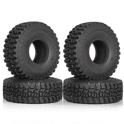 120mm 1.9 RC Crawler Tires Built-in Foam Inserts for High Grip For 1/10 RC Crawler, general purpose tires e.g. SCX10 III TRX4 90046 R197%t026 etc.