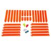 Hot Wheels Track Creator 2-Car Deluxe Pack with 2 1:64 Scale Die-Cast Toy Vehicles, 25 Feet of Different Length Speed Snap Track & Connectors (Amazon Exclusive) view 2
