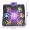 NOENNULL Dance Mat for Kids, Electronic Dance Pad with Light Up 6 Button Dance Mat Game, Music Dance Game Mat with Built in Toys Anti Slip Dance Game Pad Toy for Girls Ages 4-8, 8-12 view 2