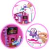 Barbie Mini Land Doll House Sets, Mini Dreamhouse with Surprise 1.5-inch Doll, Furniture & Accessories, Plus Elevator & Pool (Styles May Vary) view 3