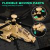 ArtorBricks AH-64 Apche Airplane Military Building Set - 223 Piece Model Kit for Adults, Collectors & Hobbyists view 3