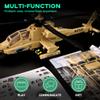 ArtorBricks AH-64 Apche Airplane Military Building Set - 223 Piece Model Kit for Adults, Collectors & Hobbyists view 4