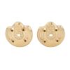 2Pcs RC Brass Counterweight, RC Wheel Counterweight Gold Brass Counterweight for Axial 1/18 UTB18 Capra RC Car view 1