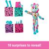 Barbie Cutie Reveal Care Bears Doll & Accessories, Series 2 Good Vibes Bear with 10 Surprises Including Color Change & Mini Bear view 2