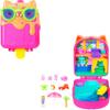 Polly Pocket Dolls and Playset, Kitty Popsicle Resort Compact, Travel Toy with 1 Micro Doll, Pet Puppy & Themed Accessories view 1