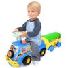 Kiddieland Stitch Lights & Sounds Foot-to-Floor Ride-On with Trailer, Interactive Dashboard, Beach Accessories, Storage Seat, for Toddlers 1236 Months view 2