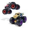 Monster Jam, Marvel Official Thanos Vs. Thor Die-Cast Monster Trucks, 1:64 Scale, Kids Toys for Boys and Girls Ages 3 and up view 2