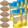 NiToy FlexiSand 11 lbs Moldable Self-Sticking Sand, Never Dries Out Fun for 3 Years and Up Kids Bulk Refill for Sensory Sand Box Toys, Ideal for Shaping, Squeezing, Scooping and Rolling (Dark Yellow) view 1