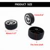 10PCS Toy Car Wheels 40mm Rubber Tire Wheels with Metal Shaft for RC Car Truck DIY Model Toy Wheel Replacement Accessories (3X40mm) view 4