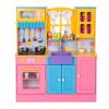 BRINJOY Kids Kitchen Playset, Wooden Pretend Play Kitchen for Kids w/Faucet, Sink, Stove, Oven, Curtains, Cookware, Storage Cabinets, Toddler Role Play Toy Kitchen Set Gift for Girls Boys Ages 3+ view 1