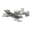 BrickCraftWorks A-10 Attack Aircraft Military Building Blocks Set for Adults, Collectible Army Model to Build and Display Toys for Christmas and Birthday Gifts (1869PCS) view 3