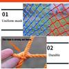 TZLGMDER Children's Climbing net Rope Mesh Stair Safety Net, Outdoor Climbing Net, Colourful Cargo Net for Ceiling Suspension Bridge Decoration(2 * 3m(6.6 * 9.9ft)) view 3