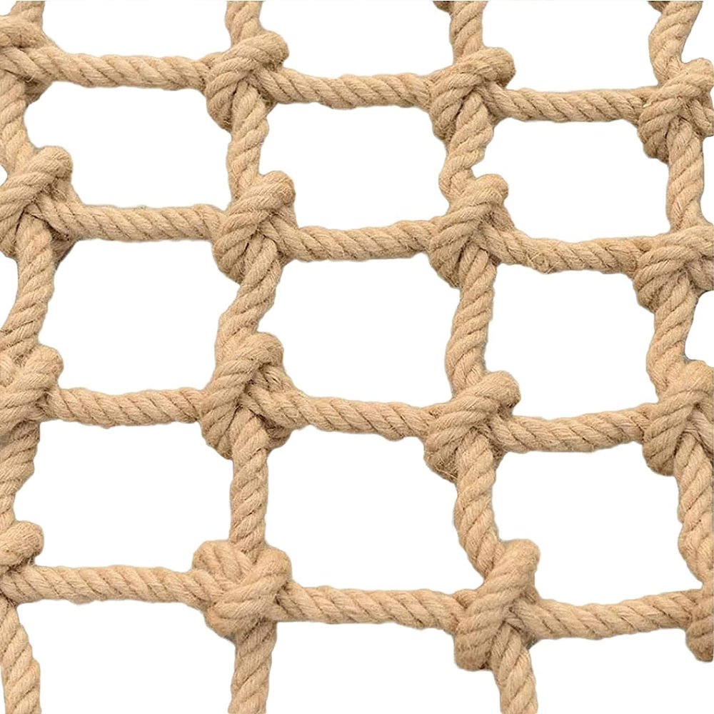 TZLGMDER Children's Climbing net Climbing Net, Rope Cargo Webbing Net, Swing Climbing Net for Hammock Tree House Playground(2 * 5m)