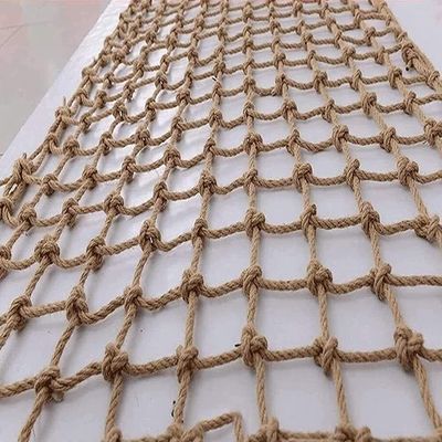 TZLGMDER Children's Climbing net Outdoor Climbing Net, Cargo Rope Ladder Net, Enhance Adult Balance, Coordination and Strength(4 * 4m(12.12 * 12.12ft))