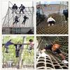 TZLGMDER Children's Climbing net Outdoor Climbing Net, Cargo Rope Ladder Net, Enhance Adult Balance, Coordination and Strength(4 * 4m(12.12 * 12.12ft)) view 4