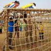 TZLGMDER Children's Climbing net 10MM/15CM Climbing Netting for Playground Safety Hemp Rope Net Heavy Duty Cargo Rope Truck Trailer Net Balcony Fence Outdoor Terrace(3m*3m) view 3