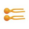 2Pcs Winter Snowball Clips Heart Shape Snowball Maker Clip Adults Snow Sand Mold Snowball Fight Outdoor Fun Sports(Type s) view 1