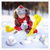 2Pcs Winter Snowball Clips Heart Shape Snowball Maker Clip Adults Snow Sand Mold Snowball Fight Outdoor Fun Sports(Type s) view 3
