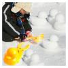 2Pcs Winter Snowball Clips Heart Shape Snowball Maker Clip Adults Snow Sand Mold Snowball Fight Outdoor Fun Sports(Type s) view 4