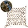 TZLGMDER Children's Climbing net 6MM/10CM Rope Net Decor Net Cargo Net Outdoor Climbing Net Strong and Durable Handrail Stair Net Decorate The Walls for Outdoor(3m*4m) view 1