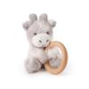 Plush Giraffe Wooden Ring Rattle view 1