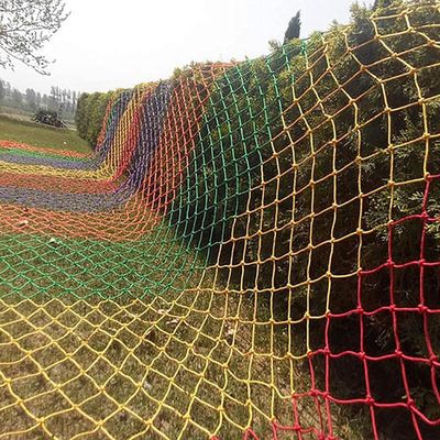 TZLGMDER Children's Climbing net Outdoor Climbing Net, Colourful Climbing Cargo Net for Fence Decoration, Outdoor Sports(3 * 3m)