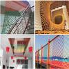 TZLGMDER Children's Climbing net Outdoor Climbing Net, Colourful Climbing Cargo Net for Fence Decoration, Outdoor Sports(3 * 3m) view 3