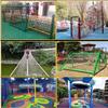 TZLGMDER Children's Climbing net Climbing Cargo Net, Garden Net, Sturdy Pet/Toy Fence Net, Outdoor Obstacle Activity Training Equipment(2 * 5m(6.6 * 15.15ft)) view 2