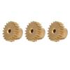 20T RC Motor Gear, 3PCS 20T M0.6 Copper RC Motor Pinion Set 1/12 1/16 Cars Pinion Gear Wearable and Precise Occlusion for 370 380 390 Motors view 1