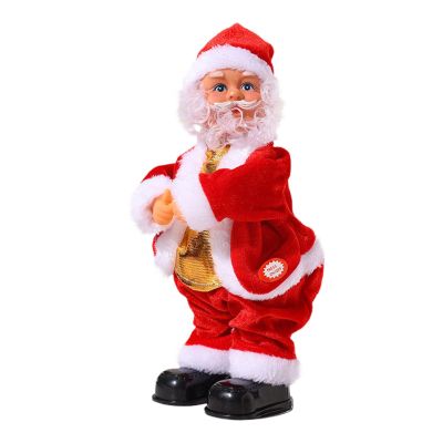 CENGNIAN Twerking Santa Claus, Booty Shaking Santa Claus Singing Christmas Electric Santa Claus Shakes Hip with Music Musical Christmas Toys Animated Santa Claus Figurines
