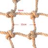 TZLGMDER Children's Climbing net Sisal Rope Net Climbing Net for Playground Fitness Equipment, Outdoor Playground Rope Net Training(4 * 4m(12.12 * 12.12ft)) view 2