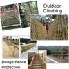 TZLGMDER Children's Climbing net Sisal Rope Net Climbing Net for Playground Fitness Equipment, Outdoor Playground Rope Net Training(4 * 4m(12.12 * 12.12ft)) view 4