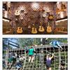 TZLGMDER Children's Climbing net Outdoor Climbing Net, Indoor Climbing Net for Promoting Coordination, Balance and Strength, Outdoor Activities(2 * 3m(6.6 * 9.9ft)) view 4