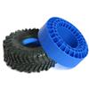 1.9 inch 120mm RC Crawler Tires 4 Pcs Built-in Low Center of Gravity Silicone Pads High Grip Mud Tires For 1/10 RC Crawler car TRX4 Axial SCX10 RC4WD D90 TF2 Redcat Gen8 Tamiya CC01 Axial%t029(Blue) view 4