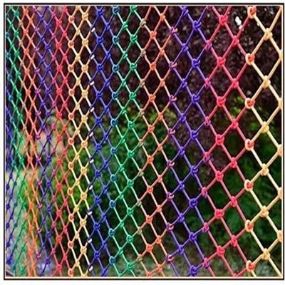 TZLGMDER Children's Climbing net Climbing Net, Swing Net, Colorful Decorative Net for Outdoor Truck Trailer Net, Ceiling Net(3 * 3m(9.9 * 9.9ft))