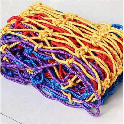 TZLGMDER Children's Climbing net Rope Mesh, Outdoor Climbing Mesh, Colourful Cargo Mesh, Colourful Decorative Mesh(2 * 3m(6.6 * 9.9ft))