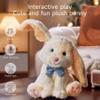 TUMAMA Bunny Stuffed Animal - Musical Stuffed Animal with Moving Ears, Features Singing, Recording, Repeating for Toddlers, Interactive Stuffed Bunny Plush Gift Toys for Boys and Girls view 2
