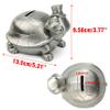 5'' Turtle Piggy Bank, Large Cute Animal Shaped Money Box, Unbreakable Novelty Money Bank for Adult, Practical Gifts for Birthday, Easter, Christmas, Party Favors (Silver) view 2