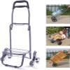 YFATUEO Shopping Trolley with Large Wheels Extra Large Shopping Trolley Shopping Aid 50 kg Load Capacity Shopping Trolley Stair Climbere for Supermarket Travel-Black view 3