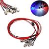 6Leds LED Light Headlights Taillight Kit Tail Light & RC Car Roof Light Bar Kit Body Shell Roof Luggage Lights view 4