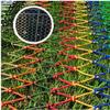 TZLGMDER Children's Climbing net Climbing Net Colourful Cargo Net Outdoor Rope Ladder Net for Indoor and Outdoor Activities(2 * 2m(6.6 * 6.6ft)) view 1