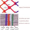 TZLGMDER Children's Climbing net Climbing Net Colourful Cargo Net Outdoor Rope Ladder Net for Indoor and Outdoor Activities(2 * 2m(6.6 * 6.6ft)) view 2