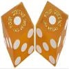 Authentic Las Vegas Casino Table-Played Craps Dice Pair Matching Serial Numbers view 1