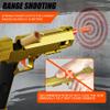 2 Pack Shell Ejecting Toy Gun - Semi-Automatic Handgun with Shell Ejection and Auto Rebound, Toy Foam Blasters & Stress Reducing Toys for Boys Girls Halloween Christmas Birthday Gifts (Black+Gold) view 4
