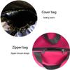 YFATUEO Shopping Trolley Shopping Cart Small Pull Trolley Luggage Trolley Portable Folding Trailer for Shopping or Travel Transporting -Blue view 2