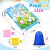 Gemscream Easter Bean Bag Toss Games with 6 Bean Bags Bunny Portable PVC Framed Cornhole Game Set for Easter Family Holiday Birthday Outdoor Game Party view 2