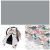 Muishi Cranes with Mountain Baby Car Seat Canopy Nursing Cover for Newborn Car Seat Breastfeeding Covers Blanket Newborn Shower Gift view 2