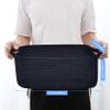 ABenkle Small Storage Basket with Handles, Cotton Rope Woven Dog Cat Toy Bin, Decorative Shelves Closet Organizing for Nursery Laundry Bedroom Bathroom, 14.2''x 11''x 5.1'' view 2
