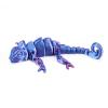 3d Printed Toys, Fidget Lizards, 3d Printed Animals, Articulated Chameleons, Desktop Toys, Reptile Toys (Red Blue, 23cm/9inch) view 1