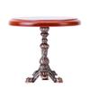 1:12 Dollhouse Miniature Round Table Cute and Vivid, Metal Material, Dollhouse Decoration Accessory, Small Size, Convenient to Place and Carry, for Dollhouse Model Toy (Round view 2